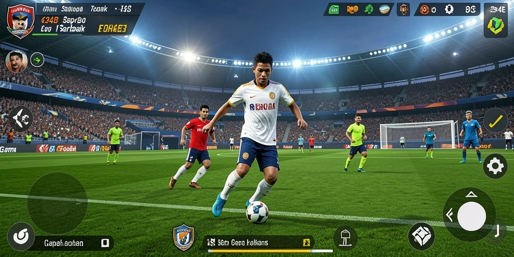 Tampilan screenshot gameplay <strong>234E</strong> yang mendebarkan dan interaktif.