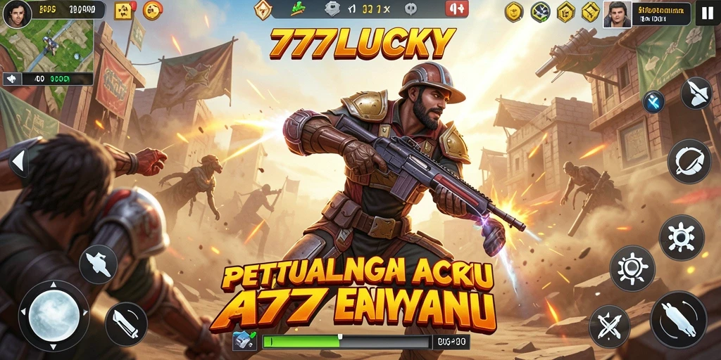 Tampilan luar biasa dari gameplay 777LUCKY yang penuh aksi.