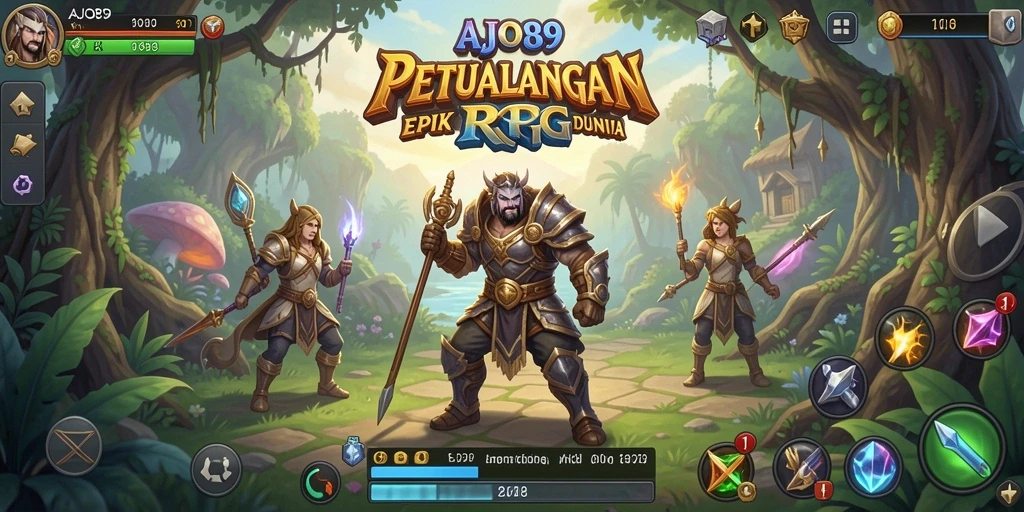 Gameplay AJO89 yang seru dan menantang dalam dunia RPG.