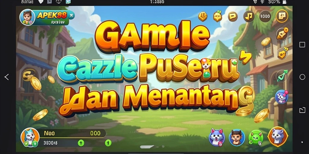 Screenshot gameplay APEK88 menampilkan berbagai tantangan puzzle.