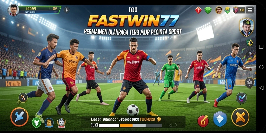 Screenshot FASTWIN77 menunjukkan aksi seru dalam permainan olahraga.