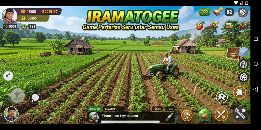 Tampilan menarik dari proses bertani di IRAMATOGEL.
