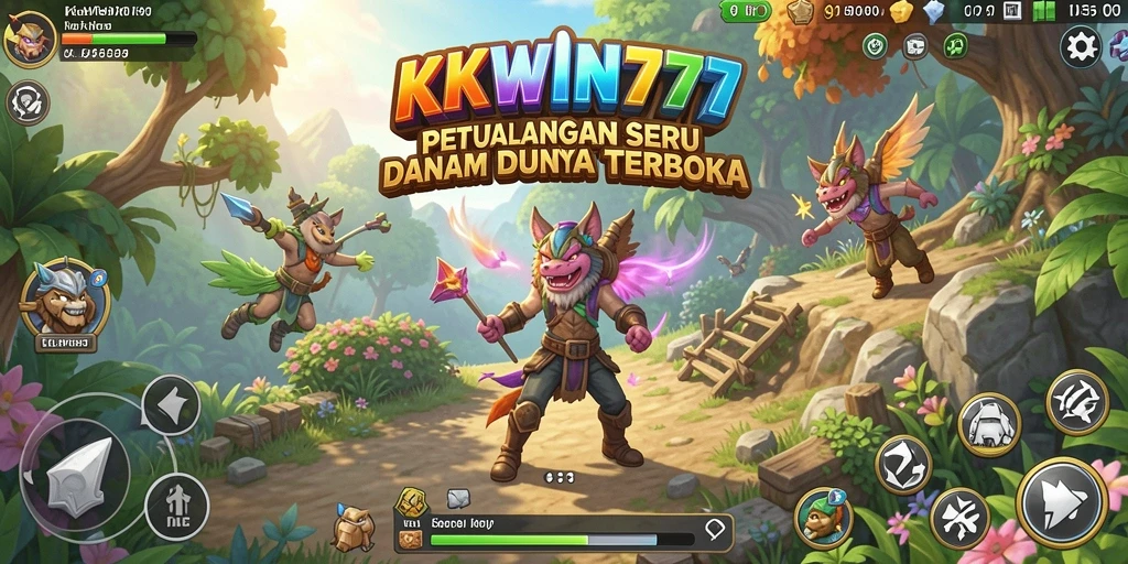 Gameplay menawan KKWIN777 dalam dunia terbuka yang luas.