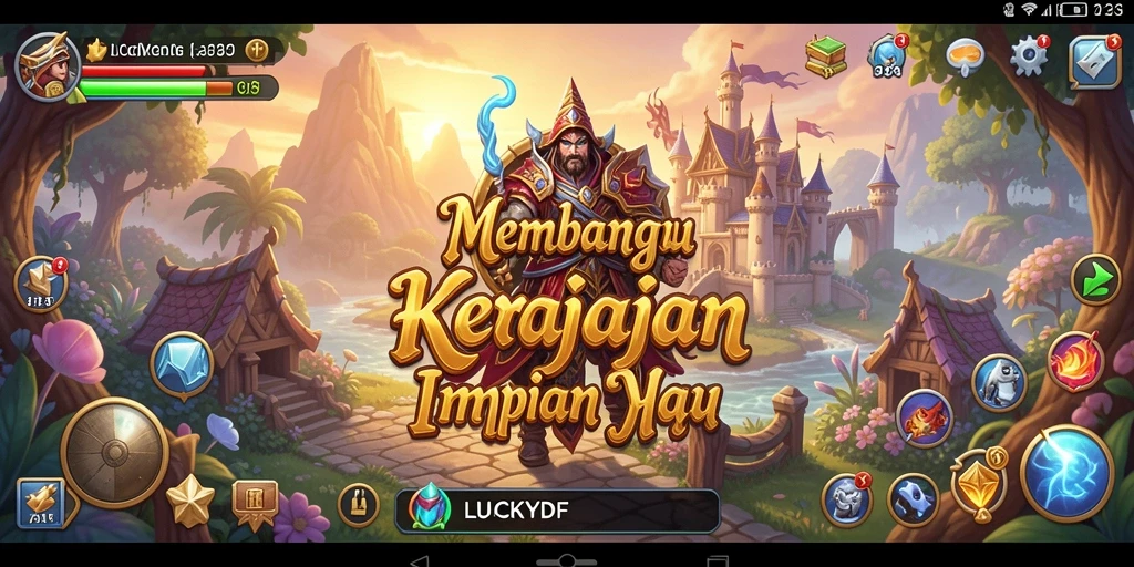 Gameplay SLG yang menarik dan seru dalam LUCKYDF.