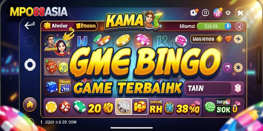 Tangkapan layar MPO88ASIA menunjukkan keseruan permainan Bingo yang interaktif.