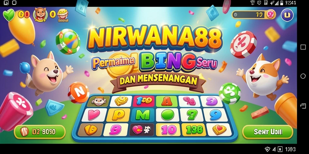 Tampilan gameplay <strong>NIRWANA88</strong> yang menarik dan interaktif saat bermain Bingo.