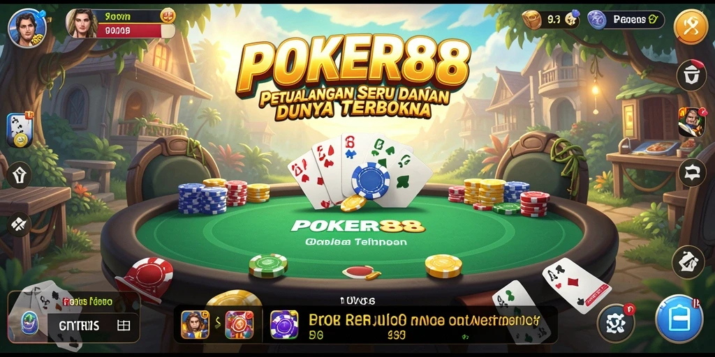 Gameplay seru POKER88 dalam dunia terbuka yang menawan.