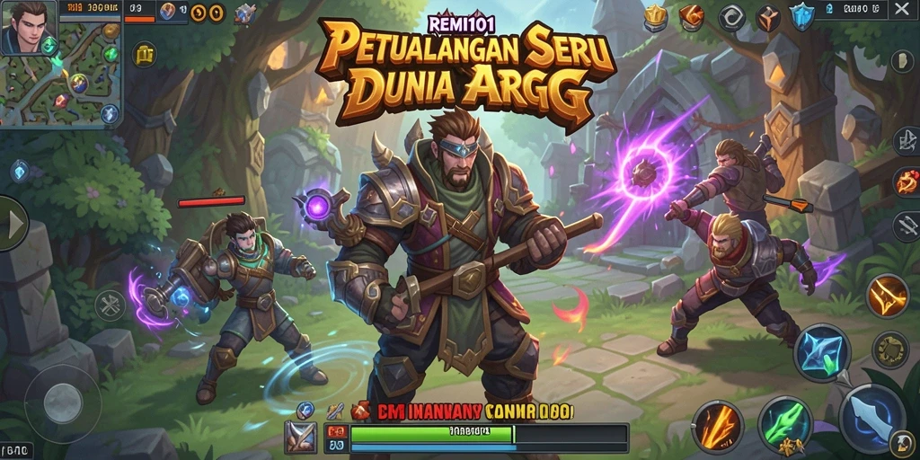 Tangkapan layar REMI101 menampilkan aksi epik dalam pertarungan ARPG.