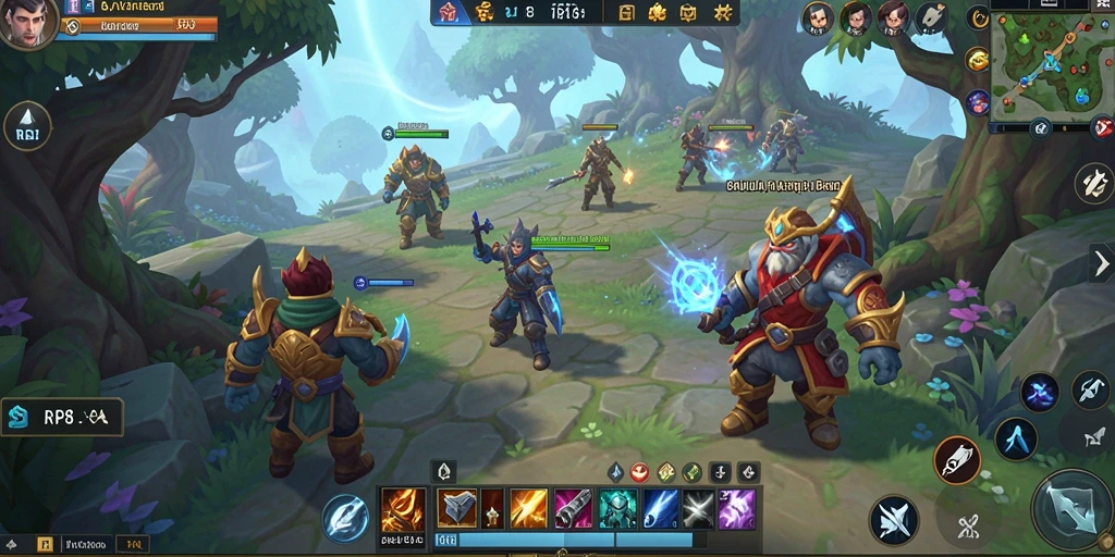 Tampilan gameplay seru dalam RP8 yang penuh aksi dan petualangan.