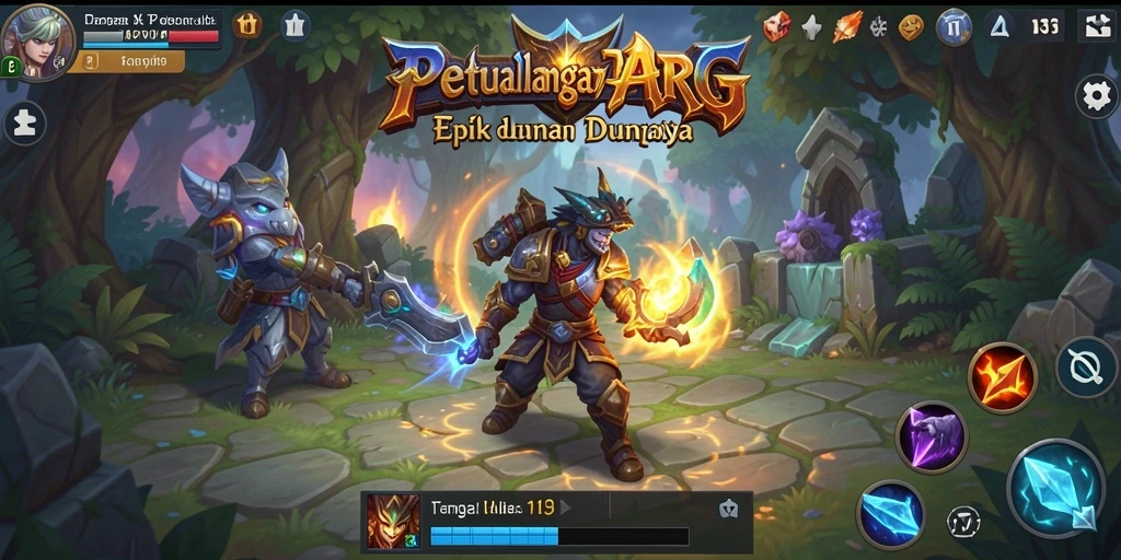 Gameplay RPVIP5 yang mendebarkan dengan pertarungan seru.