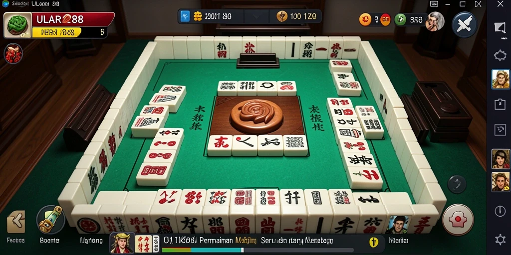 Gameplay Mahjong yang mendebarkan dan penuh tantangan di ULAR288.