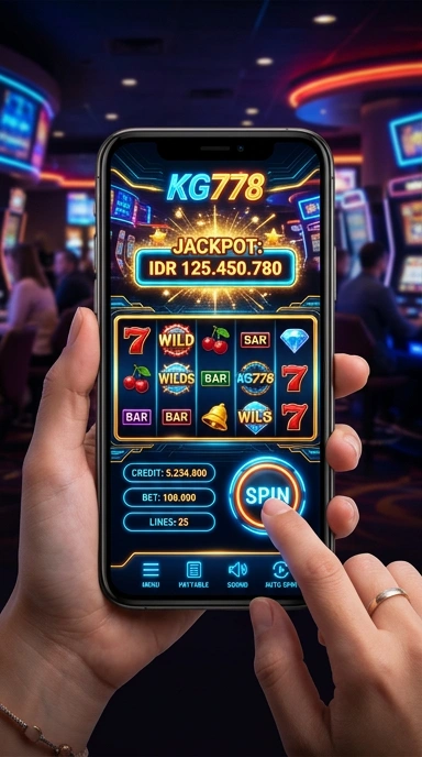 Screenshot aplikasi kg778 menunjukkan proses unduh yang cepat.